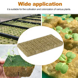 Rockwool Starter Plugs for Hydroponics - Seed Starter Cubes for Plant Propagation
