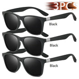 Vintage Square Unisex Sunglasses – Polarized Anti-Glare UV400 Shades for Driving & Fishing