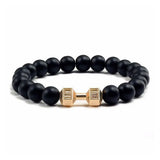 Pulsera de cuentas de piedra natural hecha a mano para hombres y mujeres: piedras de cristal con poder para la suerte, la protección y la energía positiva