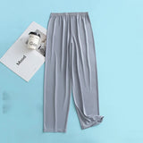 Men’s Solid Color Polyester Spandex Pajamas – Lightweight & Comfortable Sleepwear