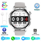 Reloj inteligente avanzado con GPS, monitorización de frecuencia cardíaca, NFC y múltiples modos deportivos