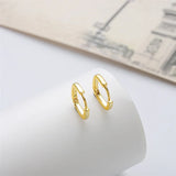 Oversized Punk Style Geometric Hoop Earrings for Women
