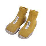Non-Slip Baby Sock Shoes – Comfortable Toddler First Walking Shoes with Rubber Sole for Boys & Girls