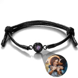 Custom Projection Photo Bracelet – Personalized Stainless Steel Gift for Men & Women
