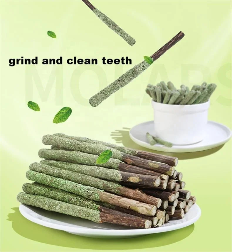 Natural Matatabi Cat Sticks – 6-Pack Silvervine Chew Toys for Dental Health