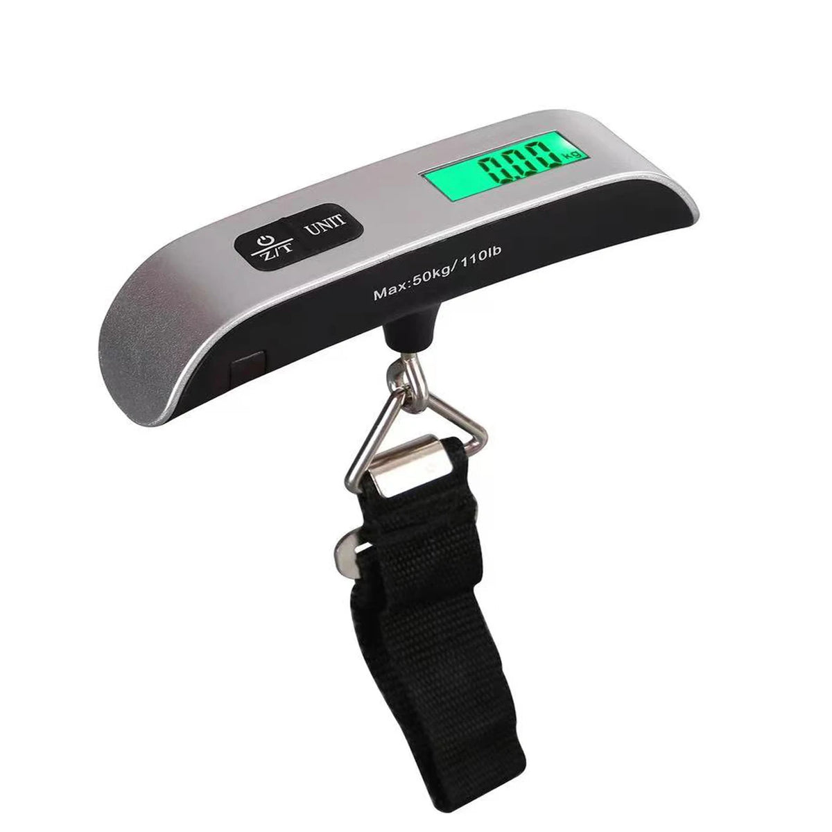 Digital Luggage Scale with LCD Display – 50kg Capacity Travel Weight Scale with Tare Function