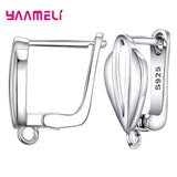 Sterling Silver Hoop Earrings with Cubic Zirconia – Elegant Jewelry for Women