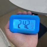 LED Digital Alarm Clock with Calendar, Temperature, and Snooze for Bedroom
