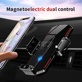 Magnetic Wireless Car Charger Mount – Fast 66W Infrared Induction Phone Holder for iPhone & Android