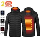 USB Heated Jacket for Men & Women - 21-Zone Heating for Winter Sports