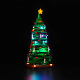 LED Light Kit for Christmas Tree Building Blocks - DIY Illumination Set (Model Not Included)