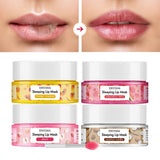 Mango Overnight Lip Mask - Intense Hydration & Anti-Aging Lip Treatment (20g with Brush)
