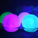 40cm LED Pool Light Ball - 16-Color Floating Beach Ball for Water Parties