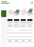 Foldable Wooden Beach Chair with Armrests – Heavy-Duty Outdoor Lounge Seating