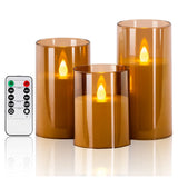 Velas LED sin llama: velas parpadeantes realistas a batería con control remoto y temporizador