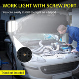Rechargeable LED Work Light – 30W Portable Spotlight with Adjustable Side Lights
