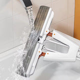 Multifunctional Squeeze Mop with Self-Draining Sponge for Easy Floor Cleaning
