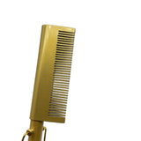Beard & Hair Straightening Comb for Men – Dual Voltage Heated Styling Tool