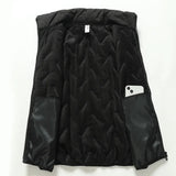 Men’s Fleece Vest with Turtleneck Collar – Stylish Casual Outerwear for Autumn & Winter