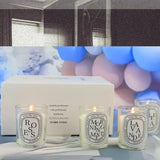 Vela perfumada romántica transparente: fragancia elegante para bodas y regalos