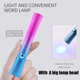 Professional Handheld UV Nail Lamp - 2W Dual Wavelength 365nm/395nm Gel Dryer