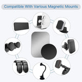 Kit de placa de metal de repuesto universal con soporte magnético para teléfono móvil con adhesivo para Xiaomi