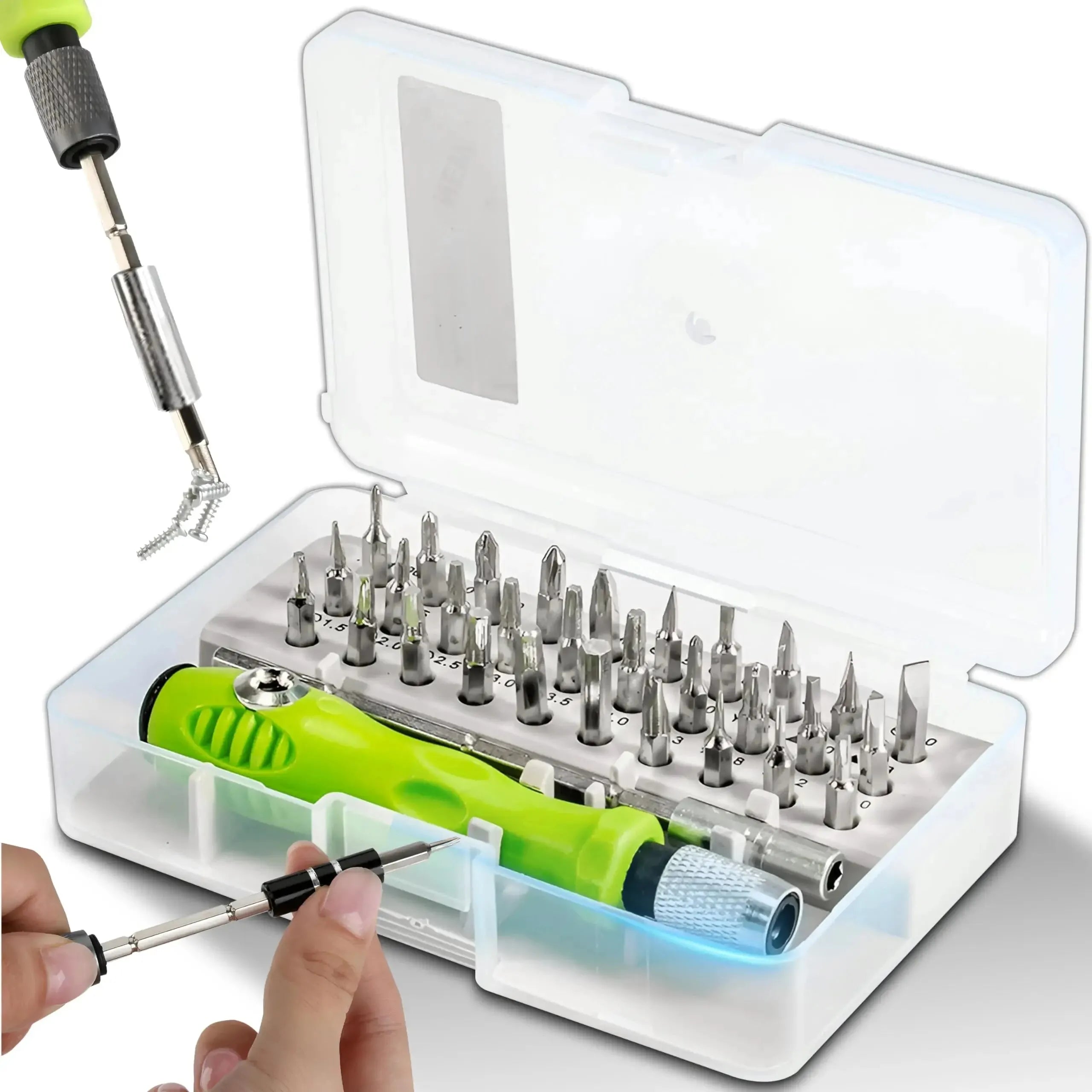 32-in-1 Precision Screwdriver Set – Magnetic Repair Kit for Electronics & Small Devices