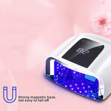 96W Professional UV/LED Nail Lamp with Auto Sensor and Mirror Base