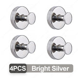 Gancho de ventosa de metal, ganchos de ventosa de baño de gran resistencia al vacío, soporte de toalla impermeable, colgador de pared reutilizable de acero inoxidable