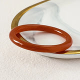 Vintage Geometric Resin Bangle – Bold Cuff Bracelet for Women