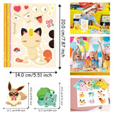 Pokémon Pikachu DIY Temporary Tattoo Stickers for Birthday Parties