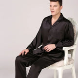 Luxury Silk Satin Pajamas for Men - Comfortable & Stylish Sleepwear for All Seasons