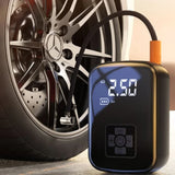 Portable Wireless Car Air Pump with Digital Display & Multi-Mode Inflation