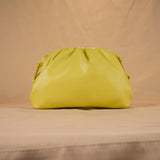 Women's PU Leather Dumpling Shoulder Bag – Elegant Ruched Crossbody & Clutch Handbag