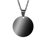 Custom Engraved Necklace – Personalized Photo & Text Pendant for Couples & Family