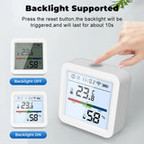 Smart WiFi & Zigbee Temperature Humidity Sensor – Works with Alexa & Google Home