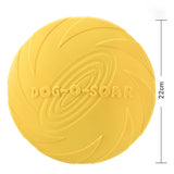 Durable Rubber Flying Disc Toy for Dogs
