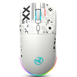 Rechargeable RGB Bluetooth Gaming Mouse with 3 Connectivity Modes – 3600 DPI, Wireless for PC, Laptop, Tablet