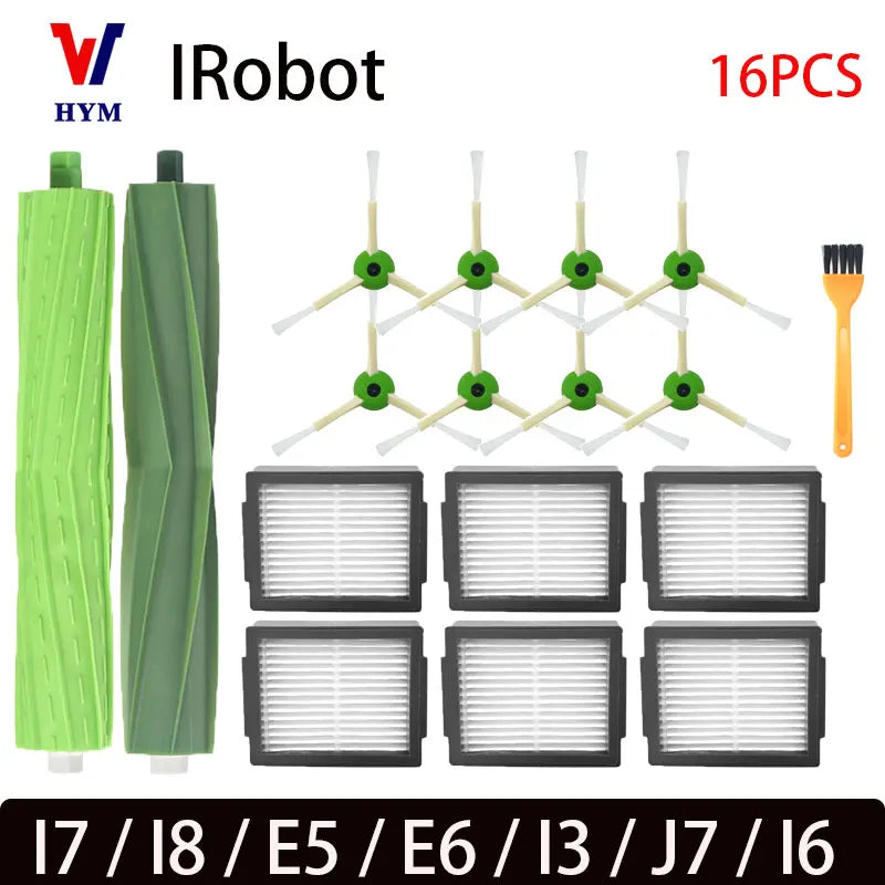 iRobot Roomba Replacement Filters & Brushes for i7, i7+, i3+, i6+, j7, E5, E6, E7 Series