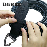 Cord Organizer with Triangle Buckle, Nylon Power Cord Management and Heavy Duty Storage Straps for Cables and Hoses
