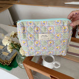 Bolsa de pañales para bebé, bolsa de pañales con estampado de dibujos animados, bolso de mano con cremallera, paquete de transporte, bolsa de almacenamiento de pañales para viajes al aire libre, bolsa de almacenamiento multifuncional