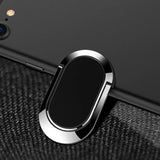 Soporte magnético universal de lujo para teléfono con anillo giratorio de 360°: agarre para los dedos y soporte para automóvil
