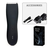 Professional Rechargeable Body & Beard Trimmer for Men – Waterproof Electric Shaver with Ceramic Blades