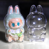 Transparent Acrylic Mystery Doll Display Organizer Box