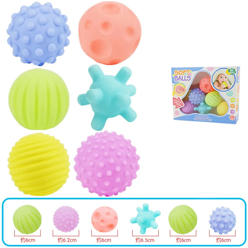 Montessori Sensory Soft Balls for Baby Development and Teething Relief