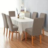 Elastic Jacquard Dining Chair Cover – Soft, Stretchable, and Wrinkle-Resistant Protector