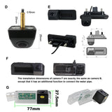 CanBus Dynamic Trajectory Reversing Camera for VW Audi Skoda Seat - Plug & Play Installation