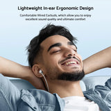 USB Type-C Wired Earbuds with HiFi Stereo Sound, Built-in Microphone & Noise Reduction for Samsung, Google Pixel, iPad, and More