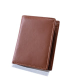 Men’s RFID Blocking Genuine Leather Wallet – Slim Trifold with Card, Coin & SIM Holder