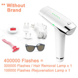 2-in-1 IPL Laser Hair Removal Device - Permanent At-Home Hair Remover for Face & Body